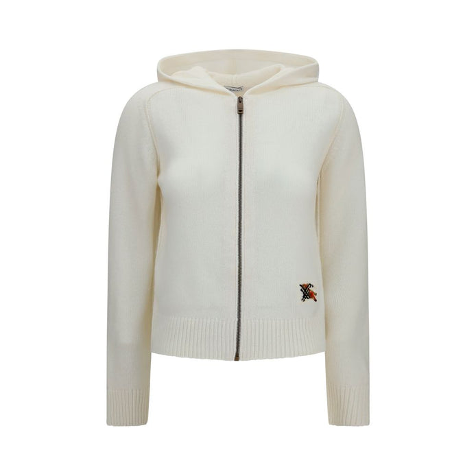 Burberry Beige Wool Oves Aries Hoodie