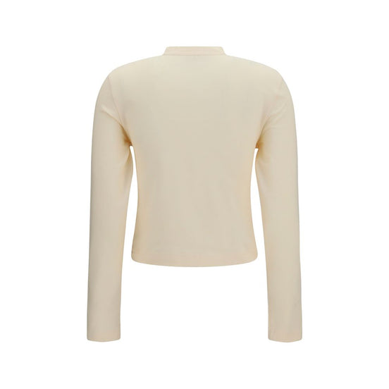 Jacquemus Beige Cotton Long Sleeve T-Shirt