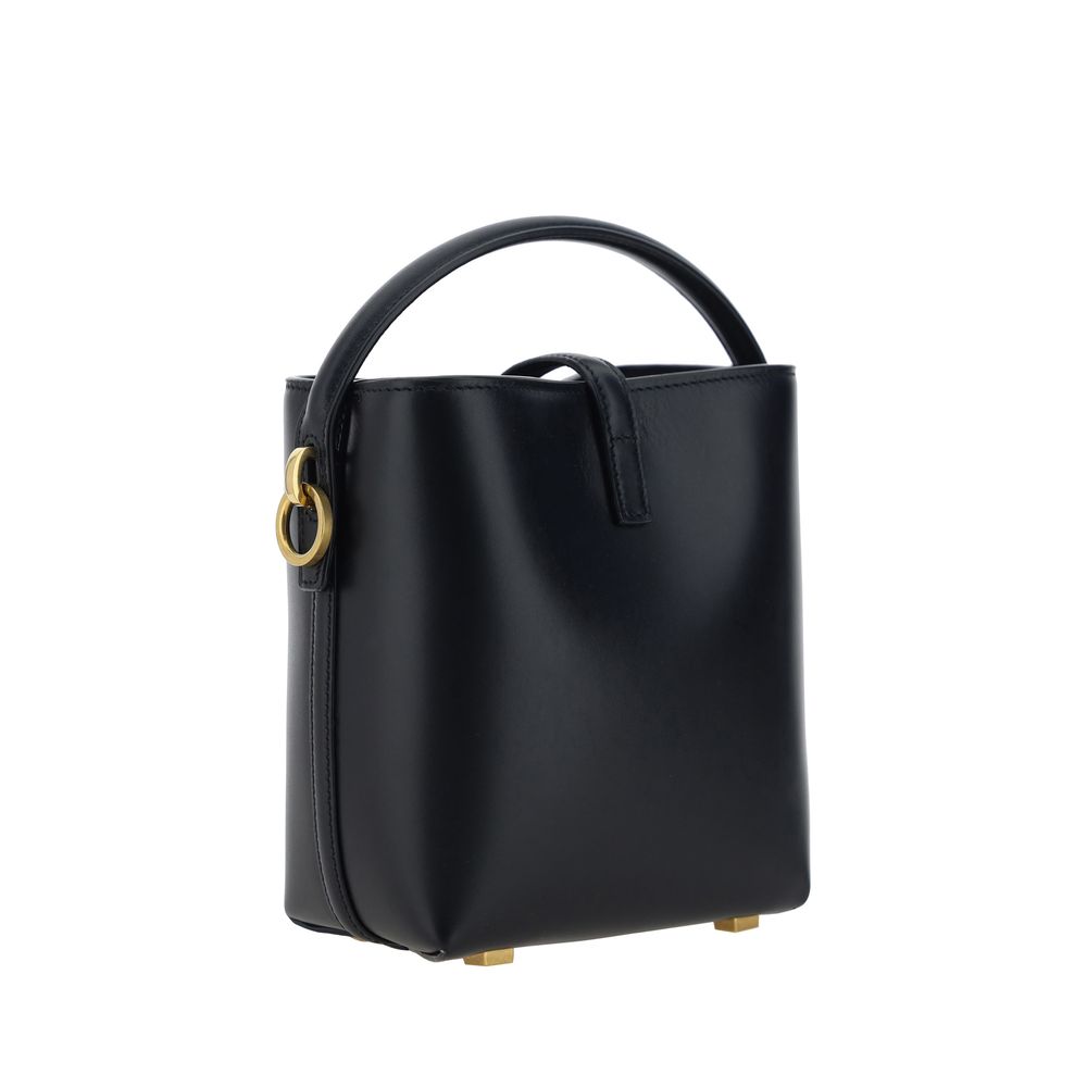 Saint Laurent Le 37 mini Black Leather Shoulder Bag