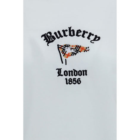Burberry White Cotton T-Shirt