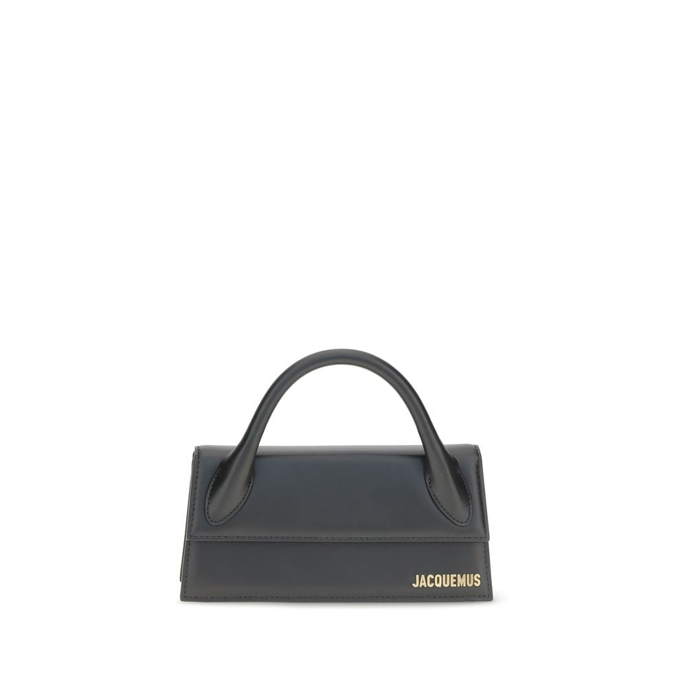 Jacquemus Le Chiquito long Black Leather Handbag