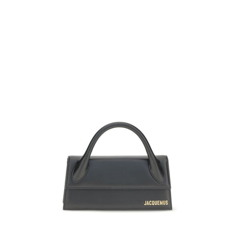 Jacquemus Le Chiquito long Black Leather Handbag
