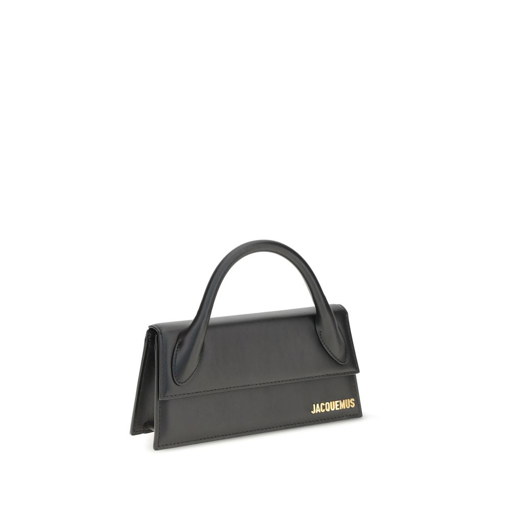 Jacquemus Le Chiquito long Black Leather Handbag