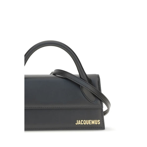 Jacquemus Le Chiquito long Black Leather Handbag