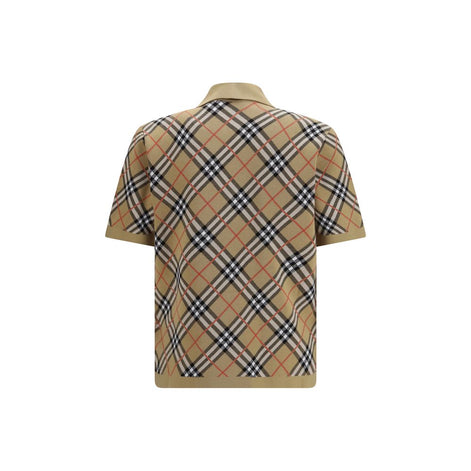 Burberry Beige Cotton Polo Shirt