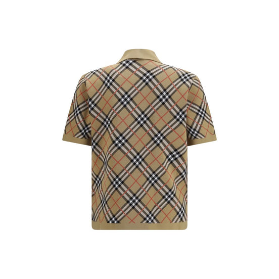 Burberry Beige Cotton Polo Shirt