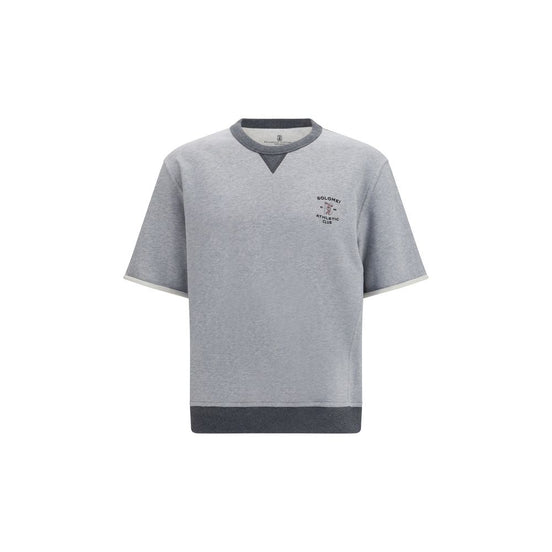 Brunello Cucinelli Gray Cotton Sportswear