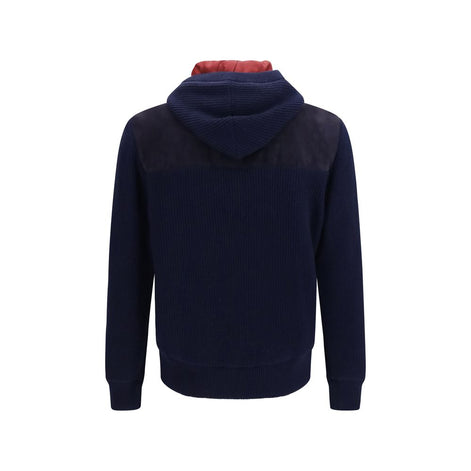 Brunello Cucinelli Blue Wool Oves Aries Shell Jacket