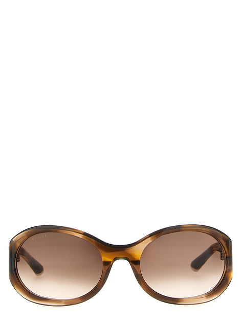 Gucci Brown Acetate Sunglasses
