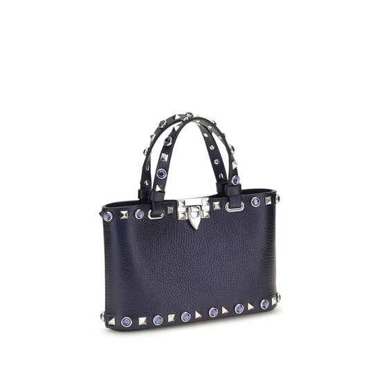 Valentino Garavani Black Calf Leather Bos Taurus Handbag