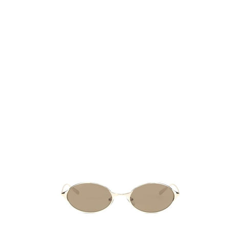 Alexander McQueen Gold Metal Sunglasses