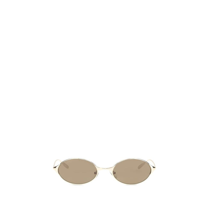 Alexander McQueen Gold Metal Sunglasses