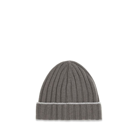 Brunello Cucinelli Bicolor Cashmere Beanie