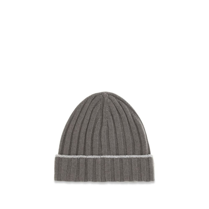 Brunello Cucinelli Bicolor Cashmere Beanie