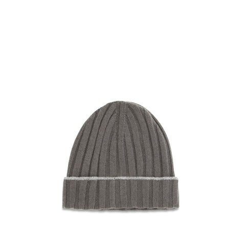 Brunello Cucinelli Bicolor Cashmere Beanie