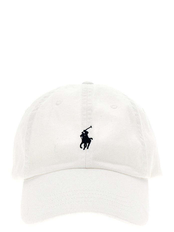 Polo Ralph Lauren White Cotton Cap (Baseball Hat)