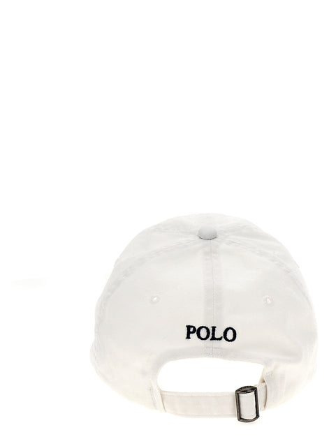 Polo Ralph Lauren White Cotton Cap (Baseball Hat)