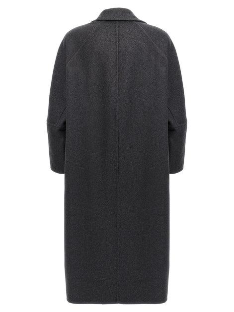 Max Mara Gray Virgin Wool Coat