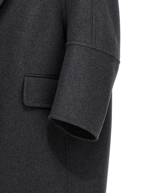 Max Mara Gray Virgin Wool Coat