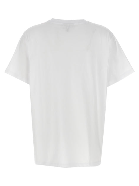 Ganni White Cotton T-Shirt