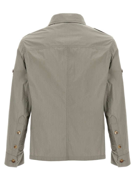 Brunello Cucinelli Bicolor Cotton Shell Jacket