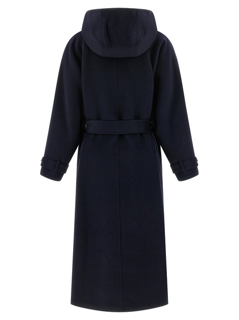 PINKO Blue Polyamide Coat