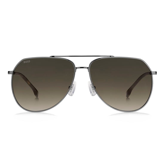 Hugo Boss Gray Metal Sunglasses