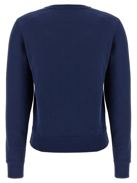 Valentino Garavani Blue Cotton Sweatshirt