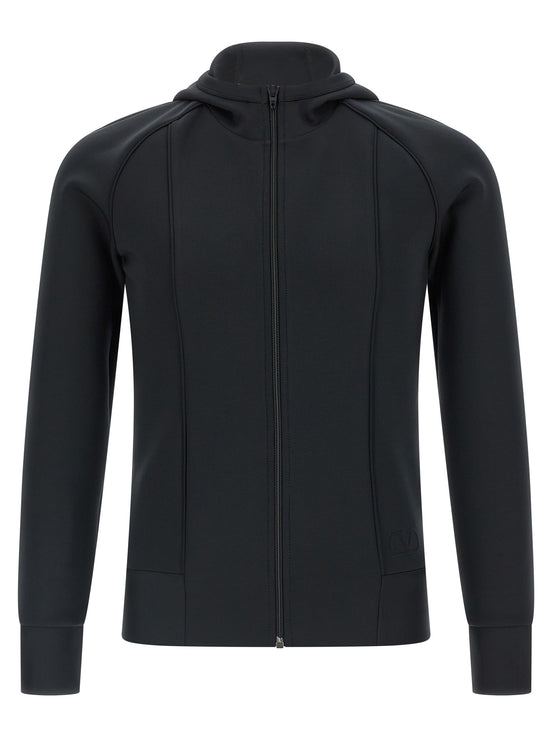 Valentino Garavani Black Polyester Sweatshirt
