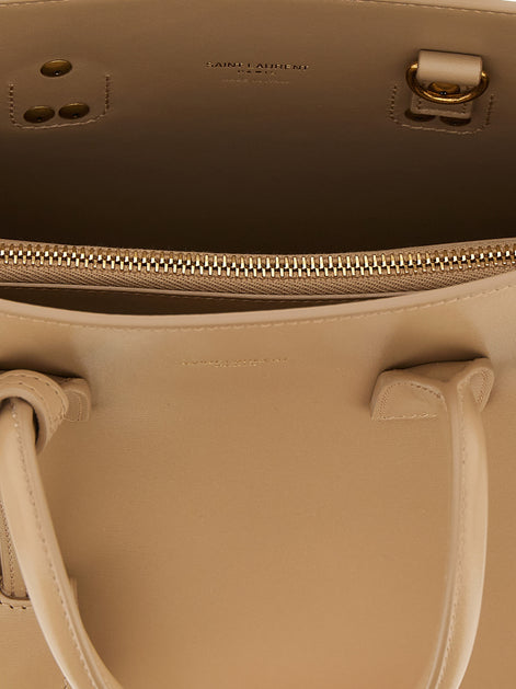 Saint Laurent Beige Calfskin Handbag