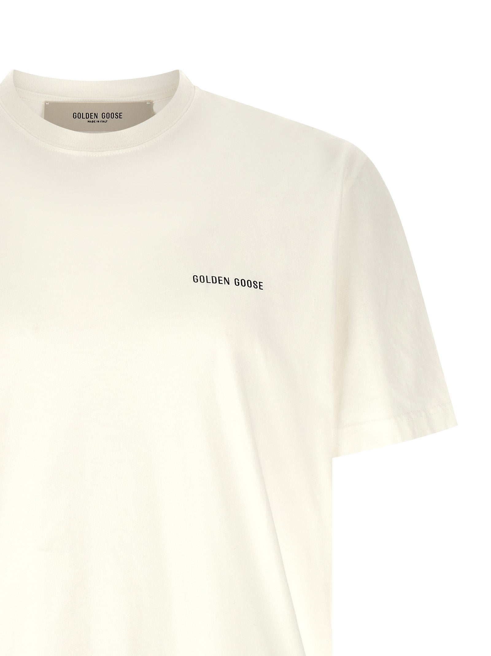 Golden Goose White Cotton T-Shirt