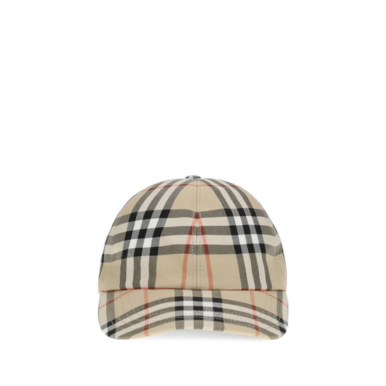 Burberry Beige Cotton Cap (Baseball Hat)
