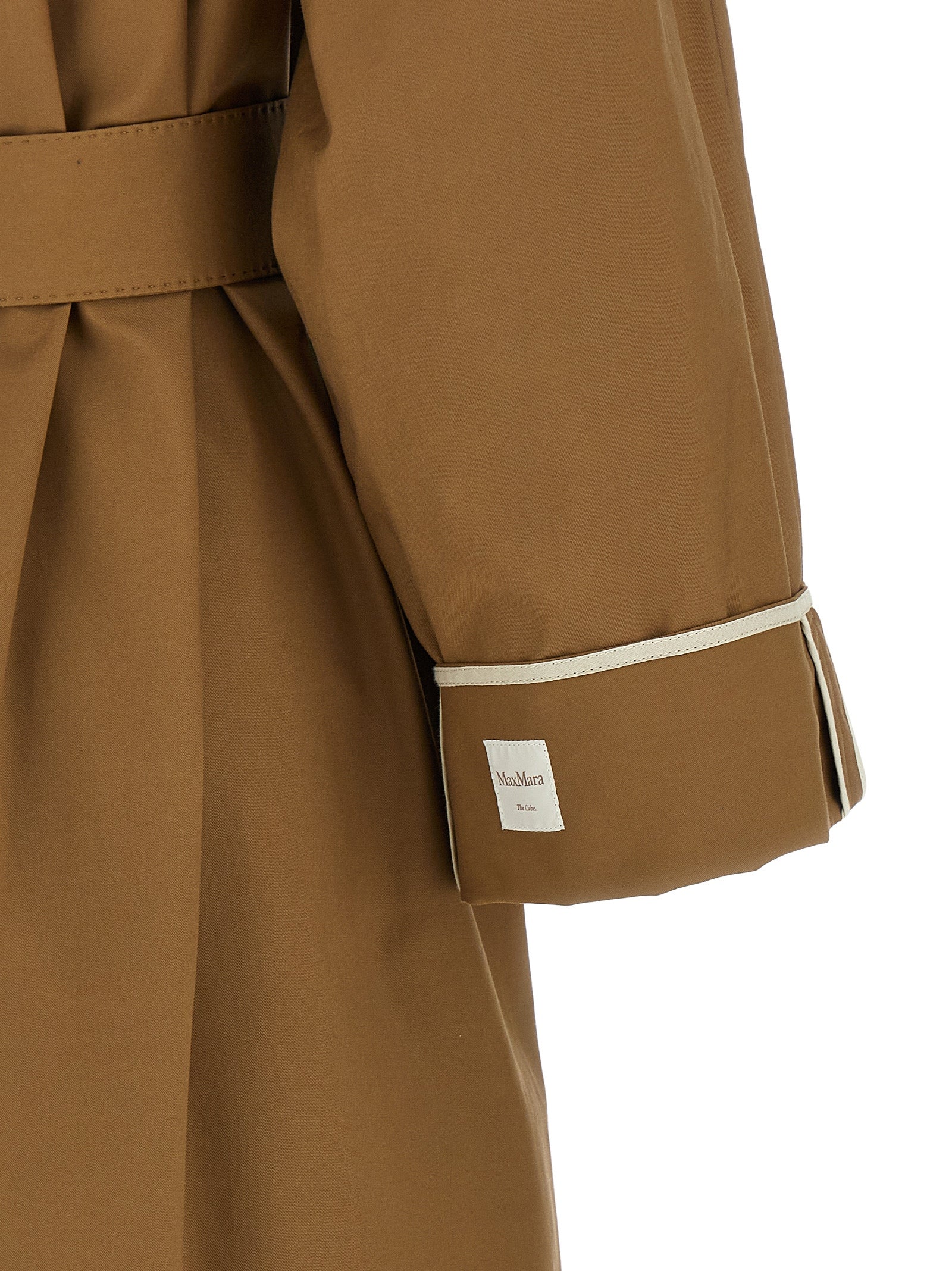 Max Mara Brown Cotton Coat