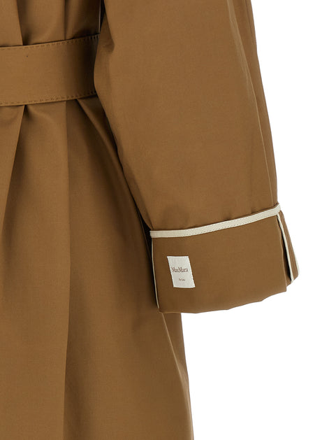 Max Mara Brown Cotton Coat