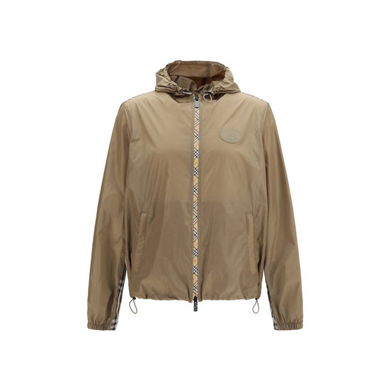 Burberry Brown Nylon Shell Jacket