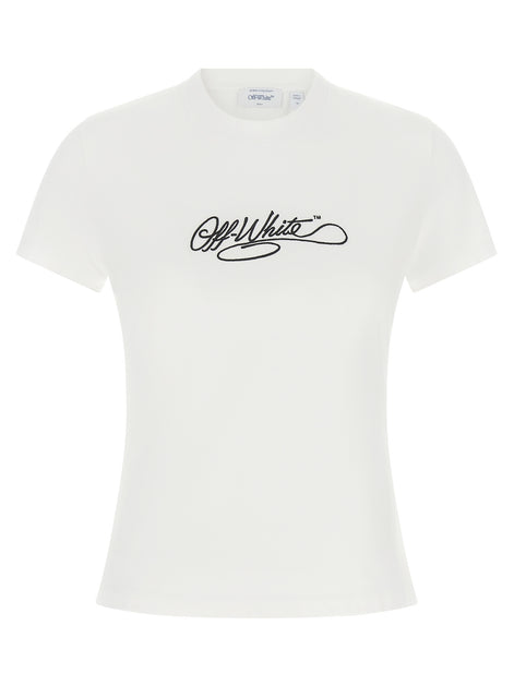 Off-White White Cotton T-Shirt