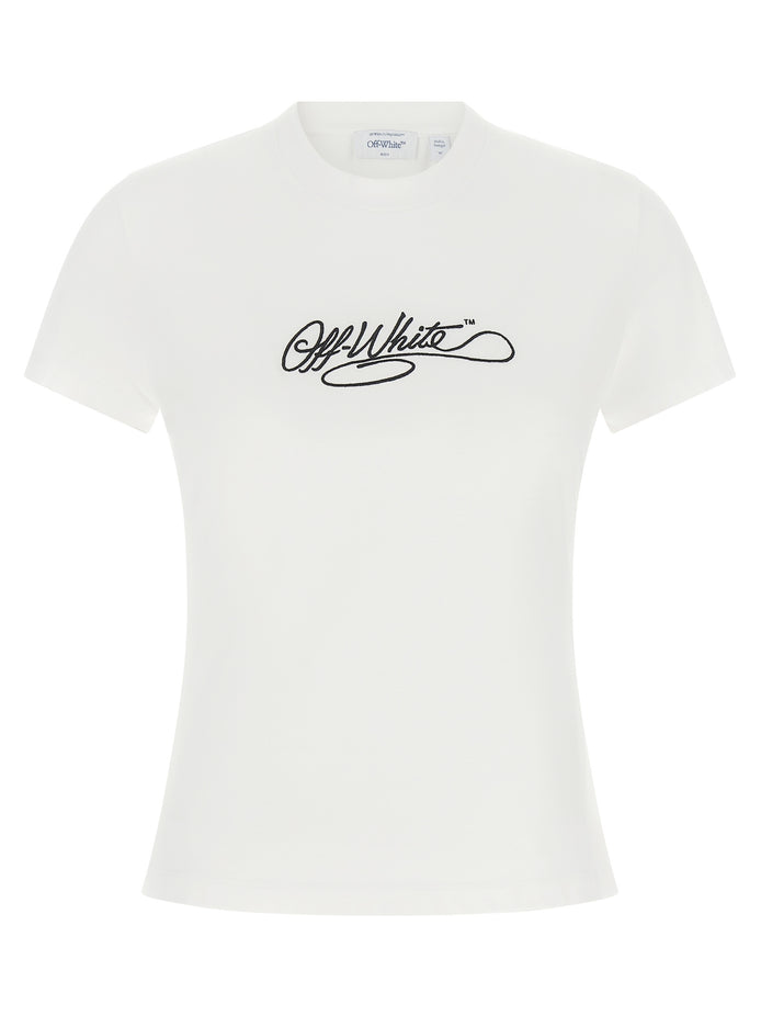 Off-White White Cotton T-Shirt