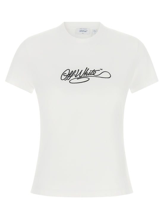 Off-White White Cotton T-Shirt