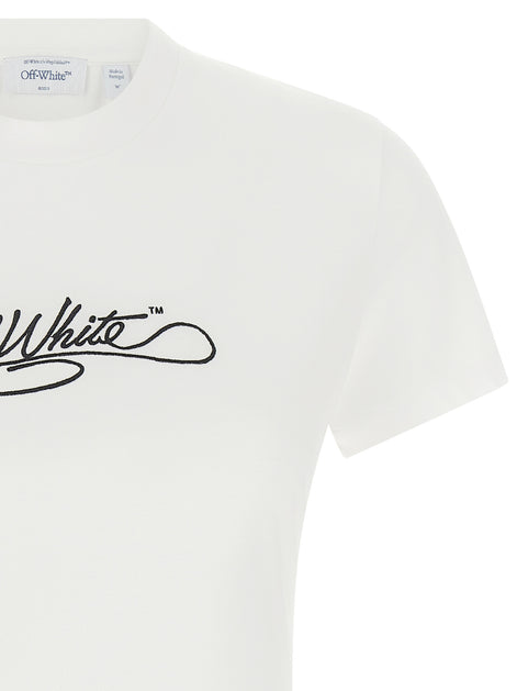 Off-White White Cotton T-Shirt