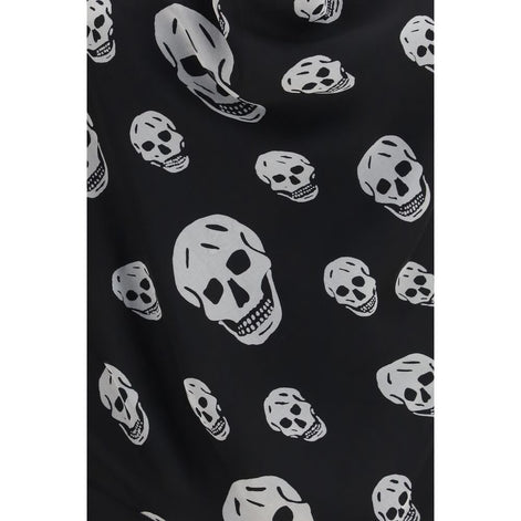 Alexander McQueen Black Silk Sleeveles T-Shirt