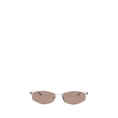 Balenciaga Silver Metal Sunglasses
