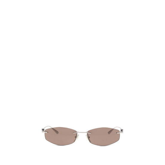 Balenciaga Silver Metal Sunglasses