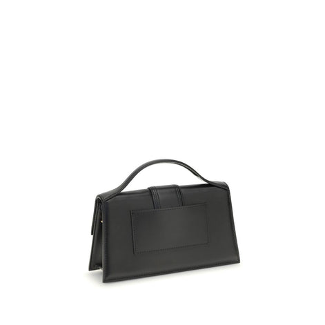Jacquemus large Bambino Black Leather Handbag