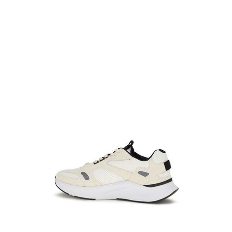 Valentino Garavani White Fabric Low Top Sneakers
