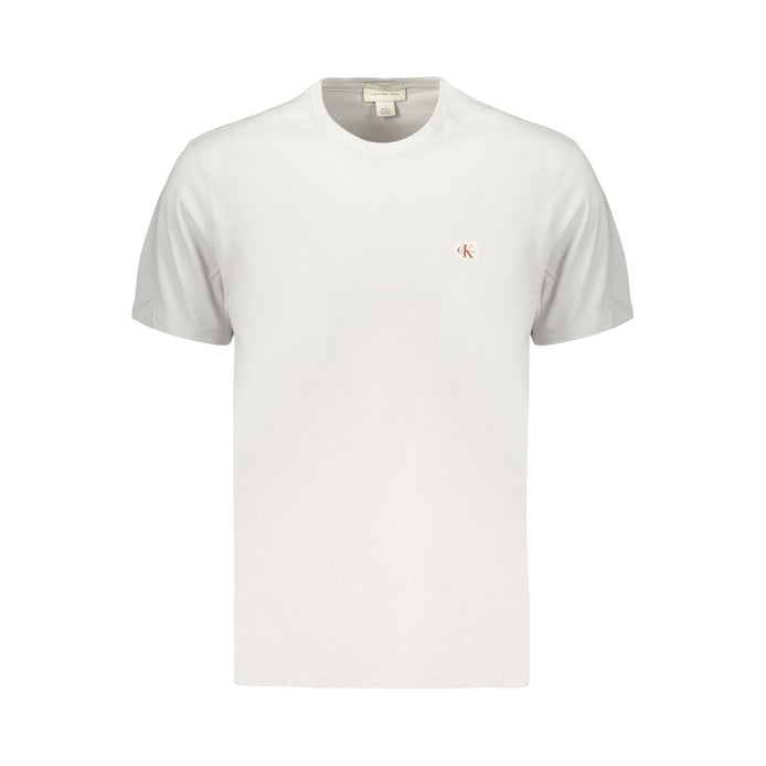 Calvin Klein Gray Cotton Men's T-Shirt