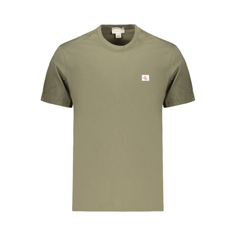 Calvin Klein Green Cotton Men's T-Shirt
