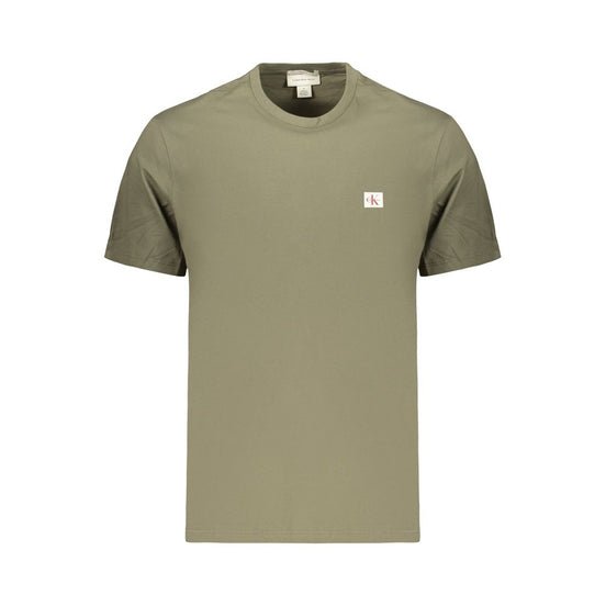 Calvin Klein Green Cotton Men's T-Shirt