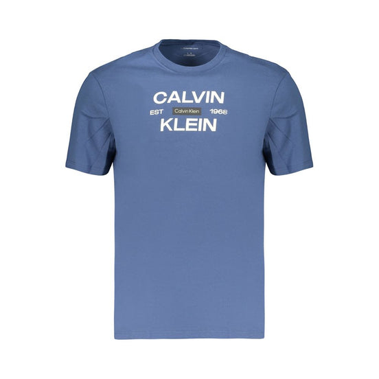 Calvin Klein Blue Cotton Men's T-Shirt