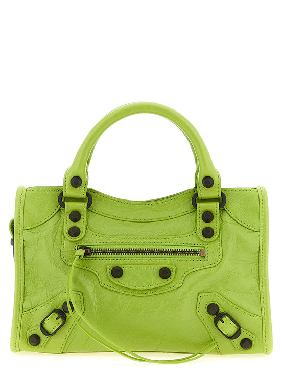 Balenciaga Le City mini Bicolor Lamb Leather Handbag