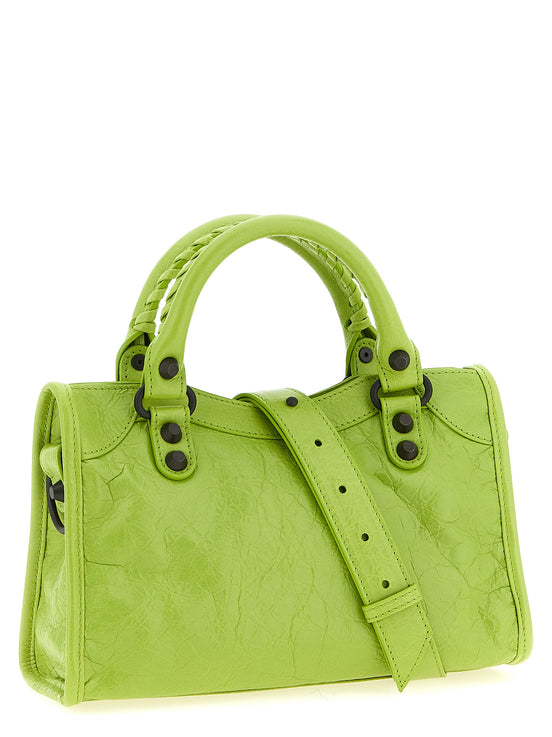 Balenciaga Le City mini Bicolor Lamb Leather Handbag